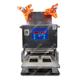 Запайщик лотков HL-95A SS (187х137x63 мм, 2 лотка за цикл)