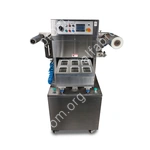 Полуавтоматический запайщик лотков HVT-550M/6 (нерж.) (6 лотков,187*137*(18-120))