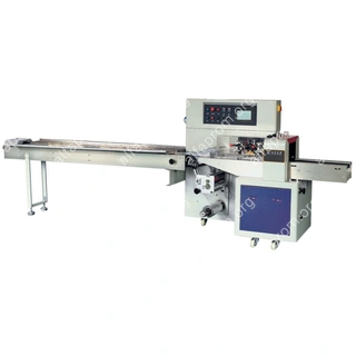 Горизонтальная упаковочная машина DXDZ-600XD (лент. 250 мм, рег.форм., S 400, L 180-500, H-120)