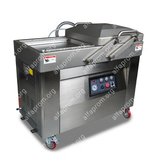 Вакуумный упаковщик HVC-610S/2A-G (DZQ-610/2SA) (нерж., газ, обрезка)