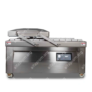 Напольная двухкамерная вакуум-упаковочная машина HVC-720S/2B SS (нерж.)