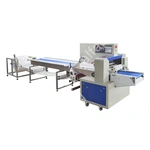 Автоматическая горизонтальная упаковочная машина DXDZ-600XD под ВПП (3 servo, лент. 250 мм, рег. форм., min bag L 130, H 120, трансп.попереч.запайки)